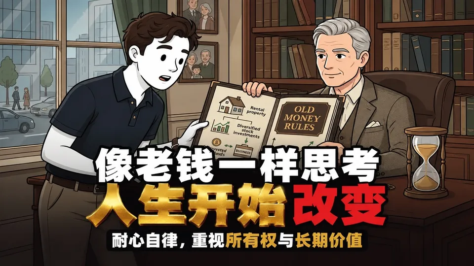 像老钱一样思考,人生开始改变的封面