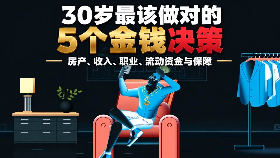 30岁最该做对的5个金钱决策的封面