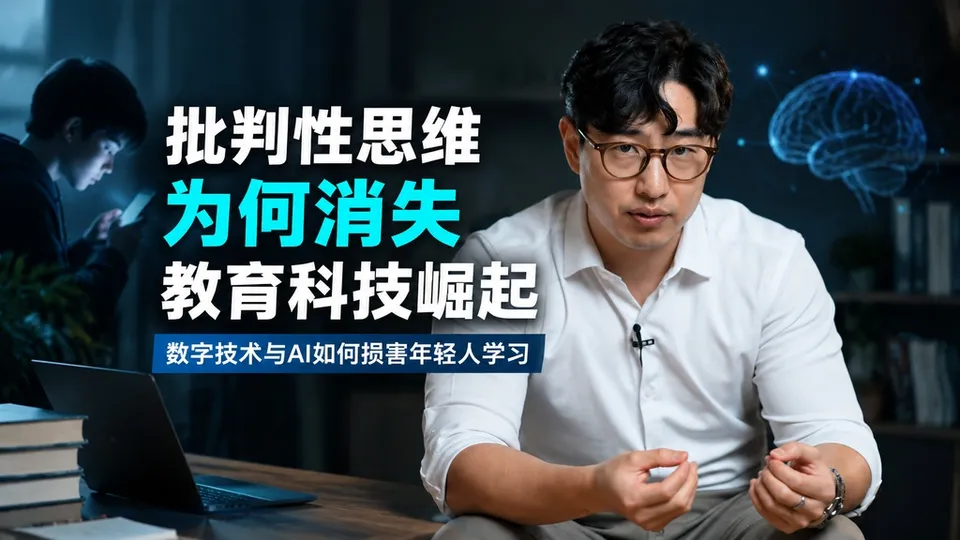 批判性思维为何消失 教育科技崛起的封面