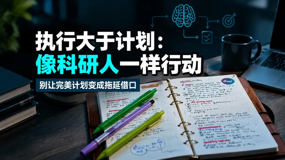 执行大于计划：像科研人一样行动的封面