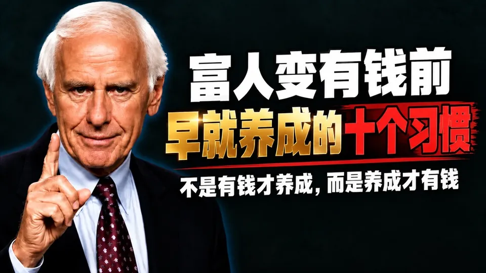 富人变有钱前早就养成的十个习惯的封面