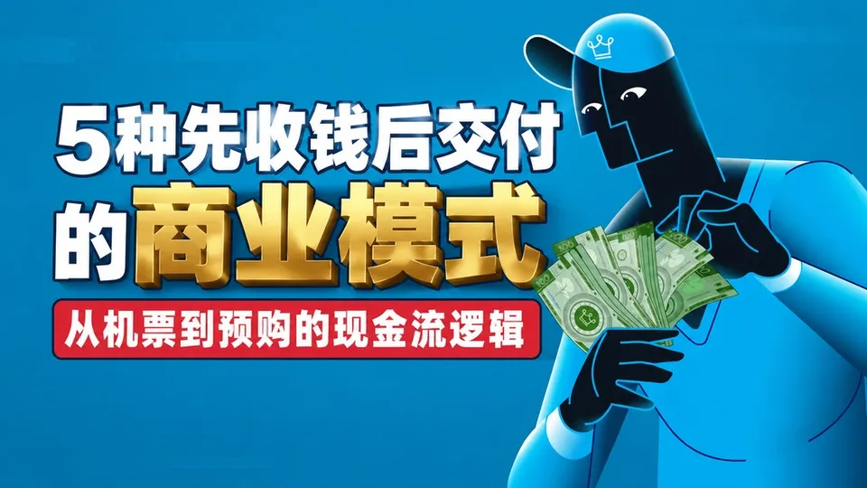 5种先收钱后交付的商业模式的封面