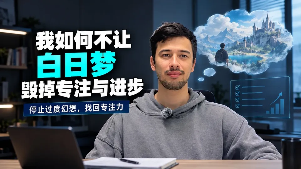 我如何不让白日梦毁掉专注与进步的封面