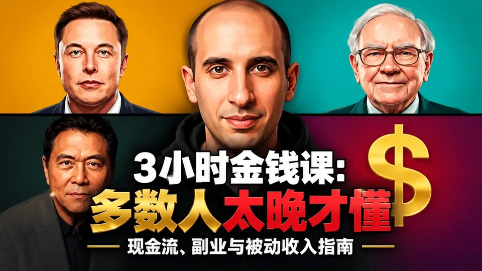 3小时金钱课：多数人太晚才懂的封面